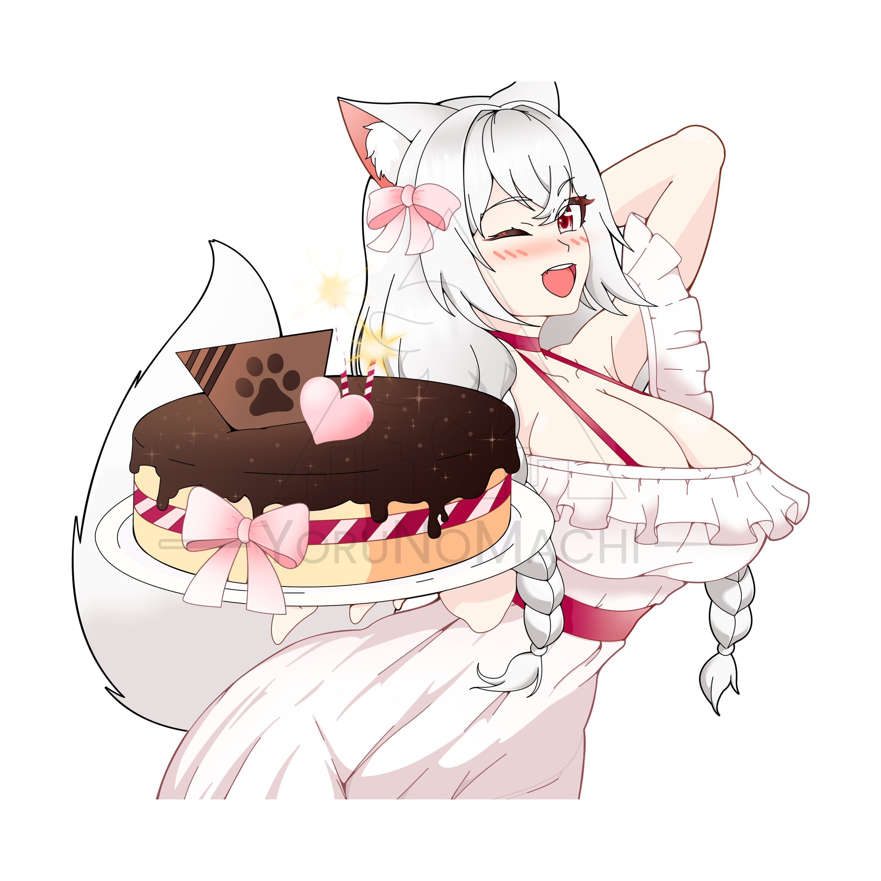 Cassie B-Day Sticker